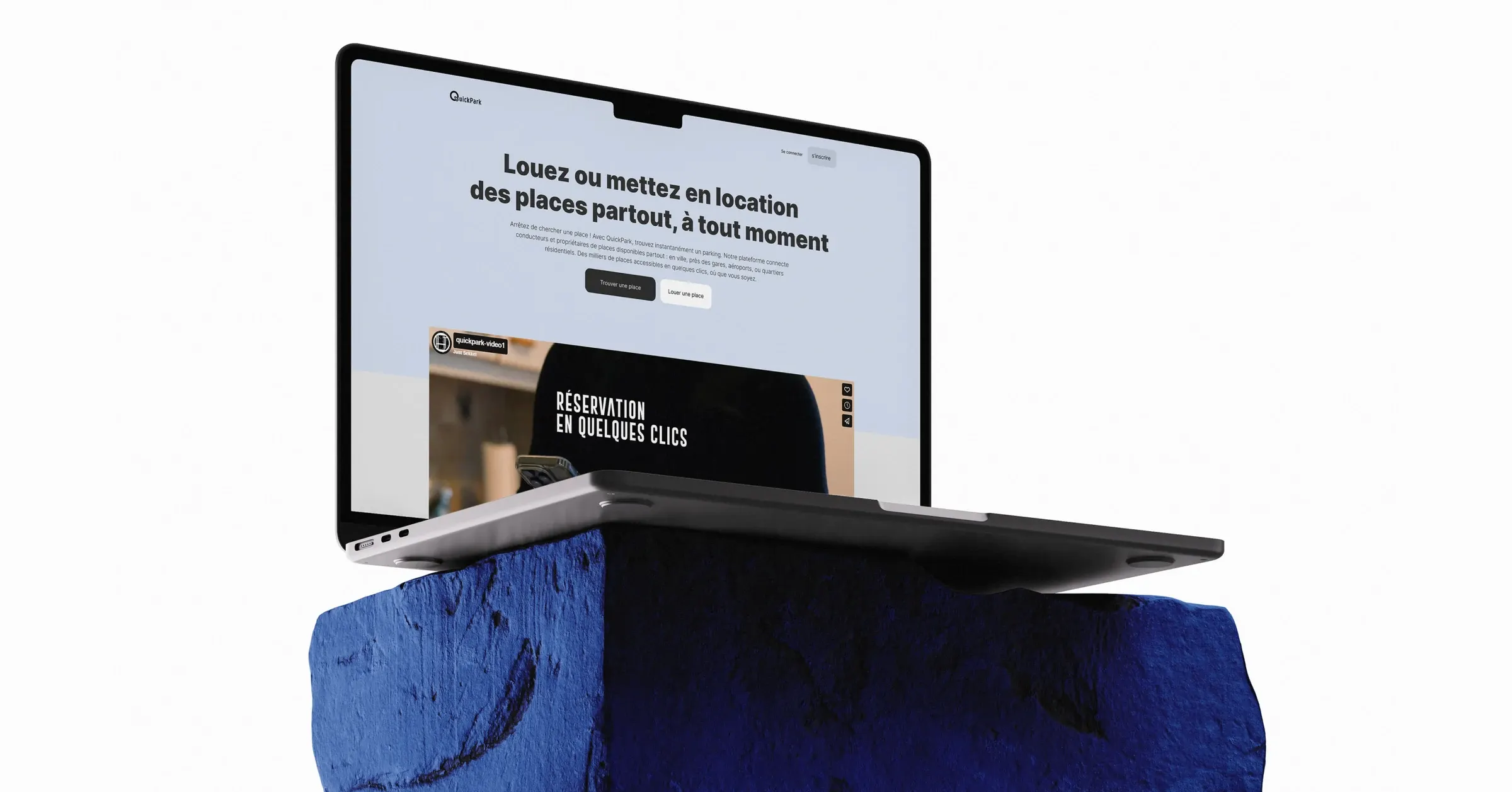 Identité visuelle QuickPark, application de stationnement urbain